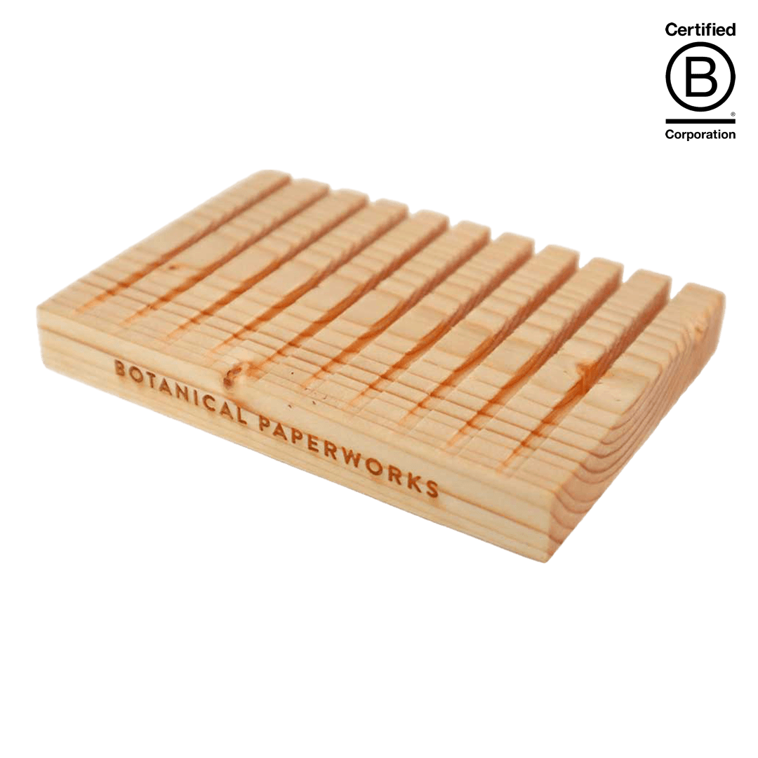 Wood Soap Dish with Handmade Soap Bar Set product image 9