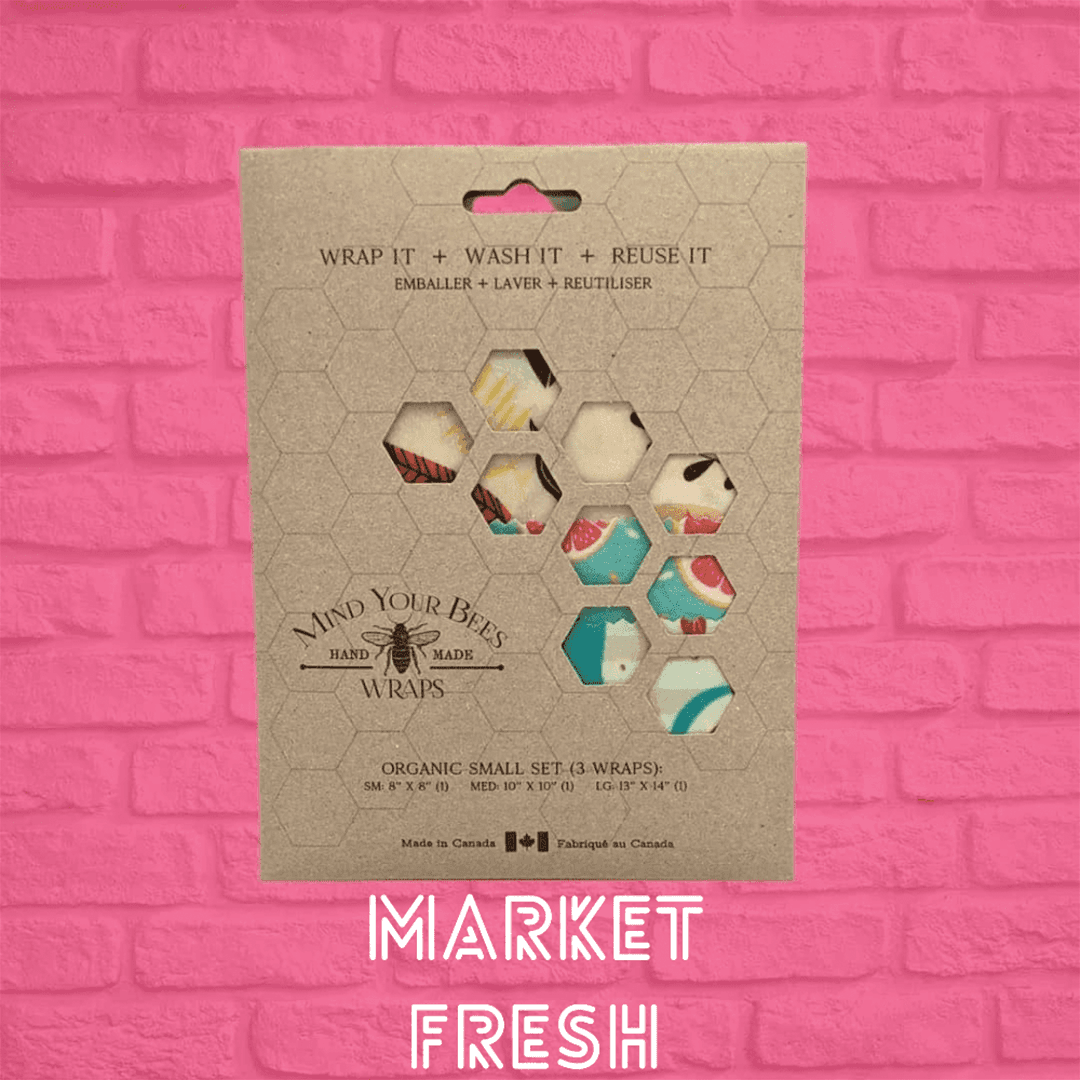 Market Fresh Beeswax Wrap Small Set with Custom Designed Print product image 11