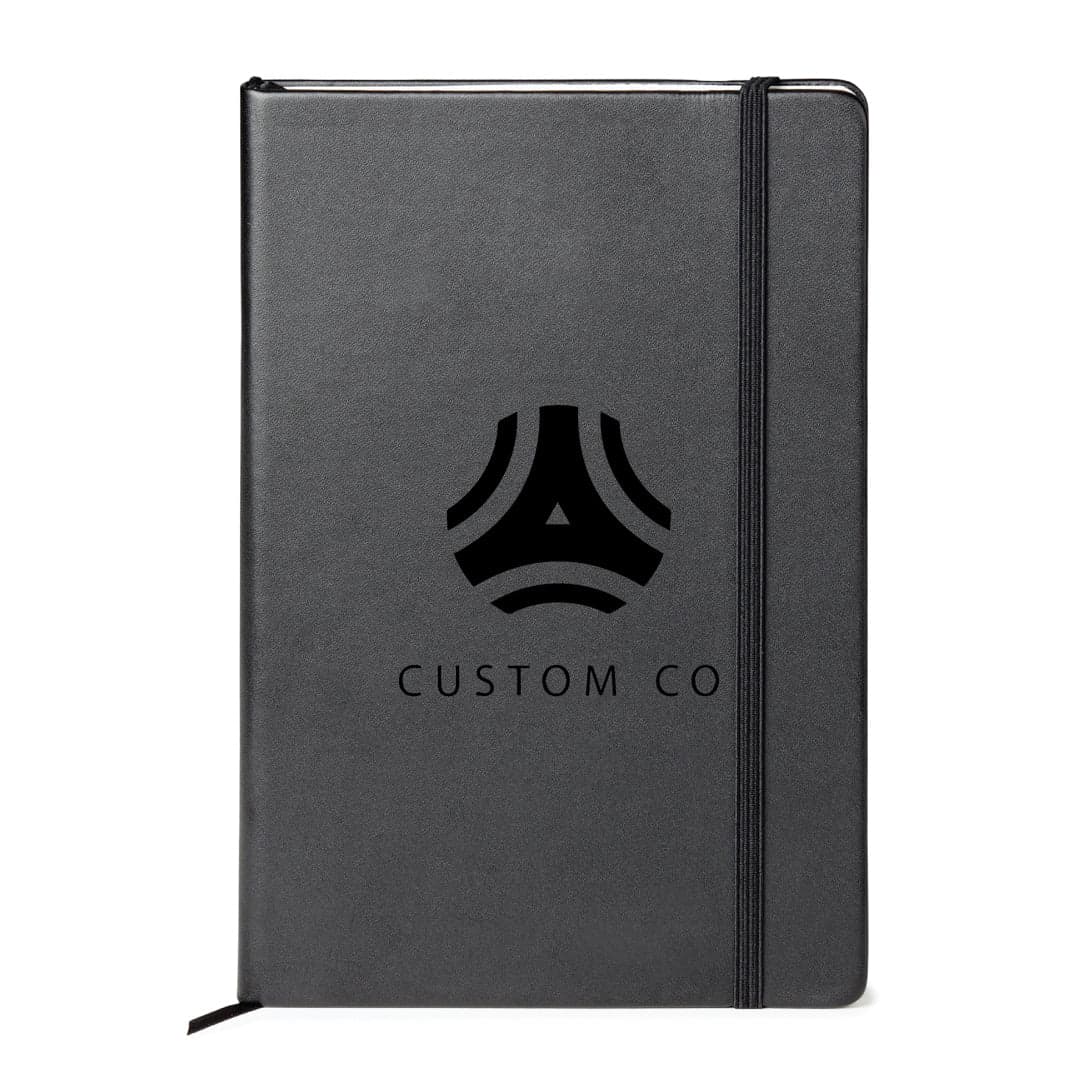 Soft Skin Hard Cover Notebook with Gusseted Interior Pocket - Main product view 1