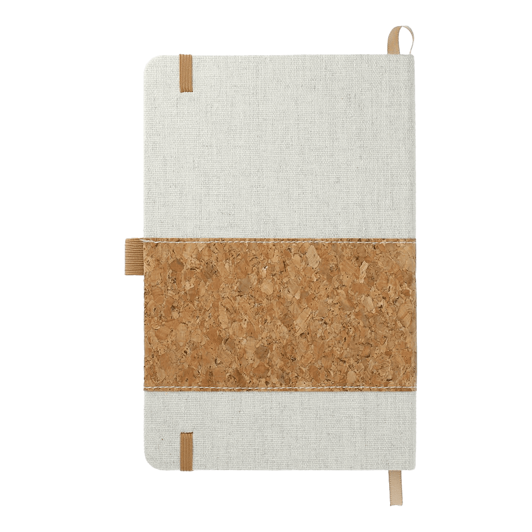 Recycled Cotton and Cork Notebook with Card Holder 5.5 x 8.5 Inch product image 4