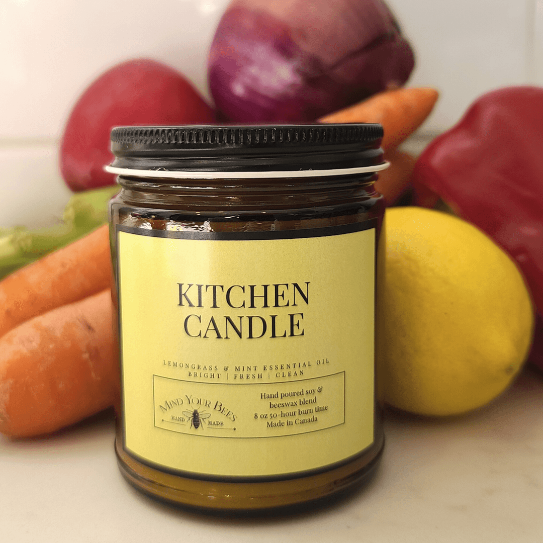 Lemongrass & Mint Essential Oil Kitchen Candle product image 2