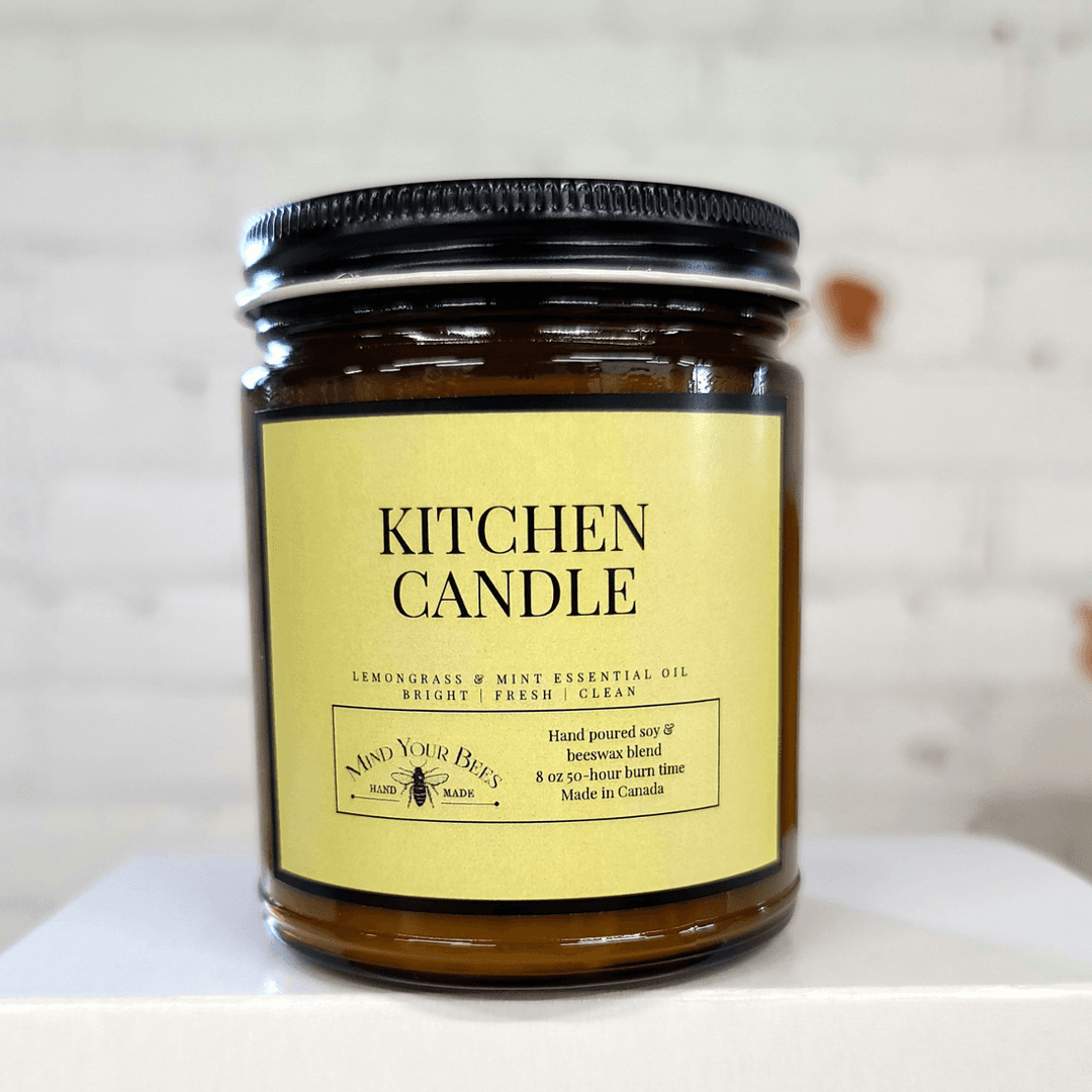 Lemongrass & Mint Essential Oil Kitchen Candle - Main product view 1