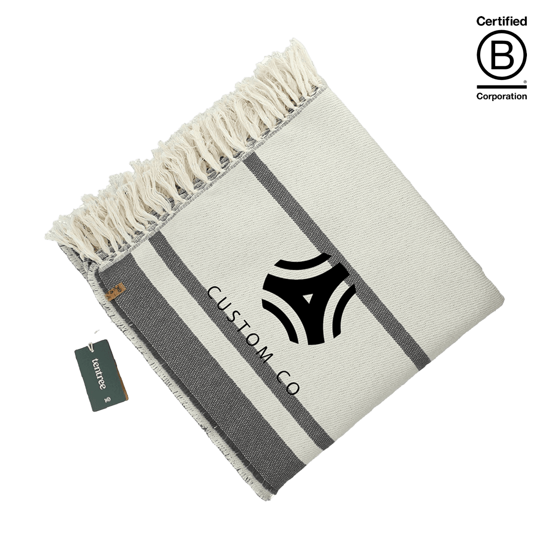 Tentree® Organic Cotton Coastal Blanket - Main product view 1