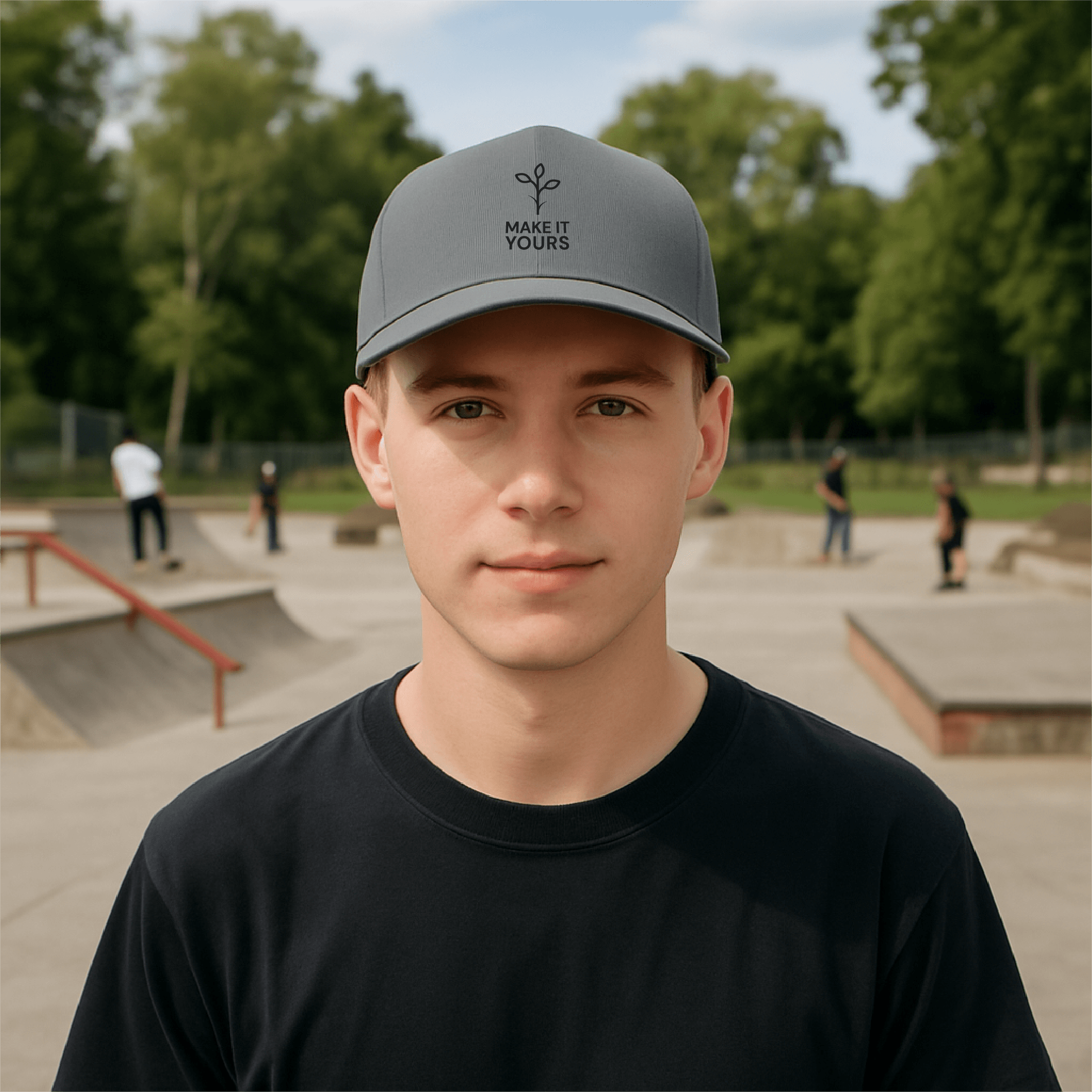 United Brushed Cotton Skate Cap-Unisex - Main product view 1