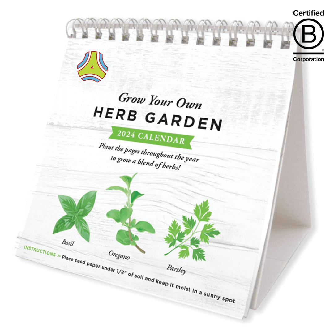 Seedpaper Plantable Herb Wildflower Garden Calendar - Main product view 1
