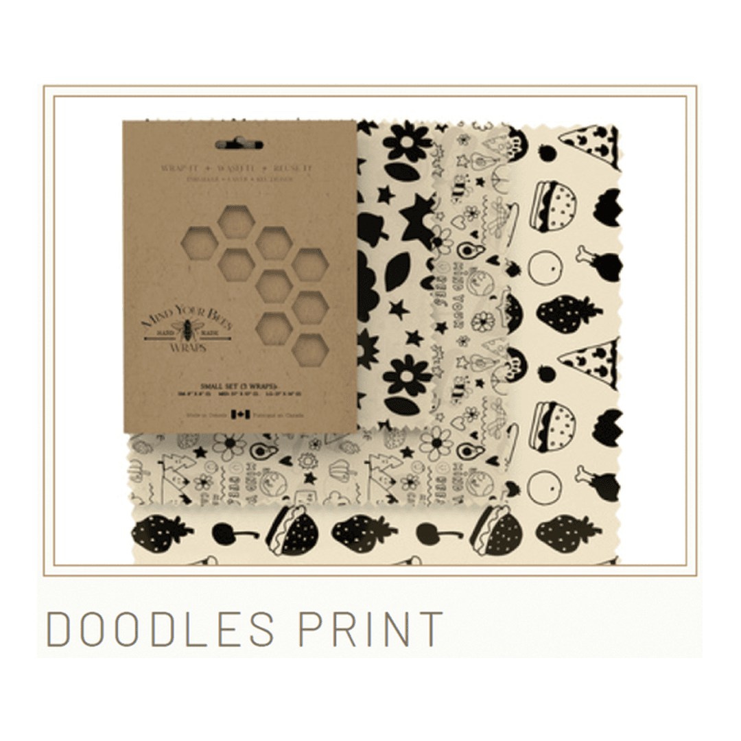Extra Large Beeswax Bread Wrap with Pre-Designed Print product image 8