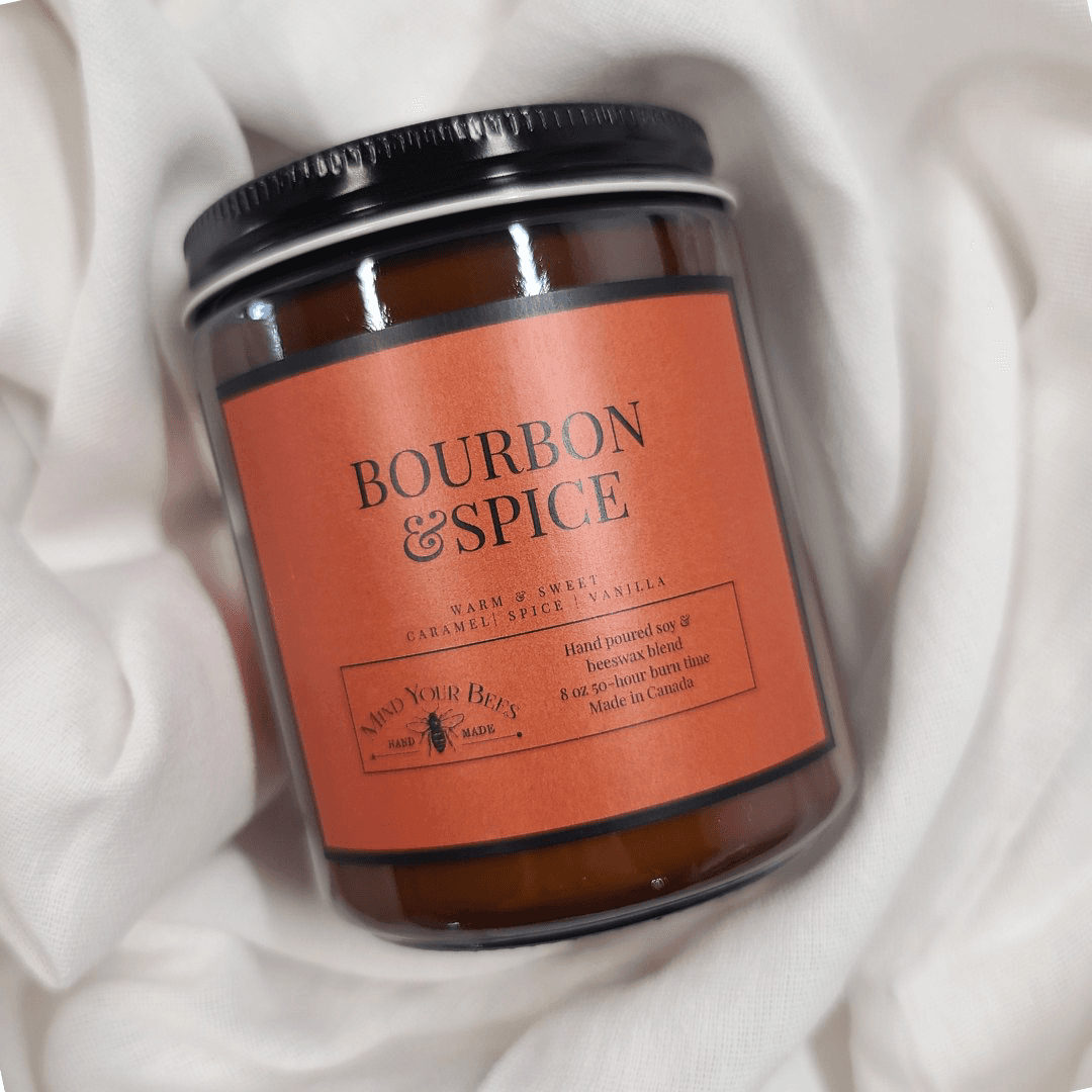 Bourbon & Spice Soy Candle - Main product view 1