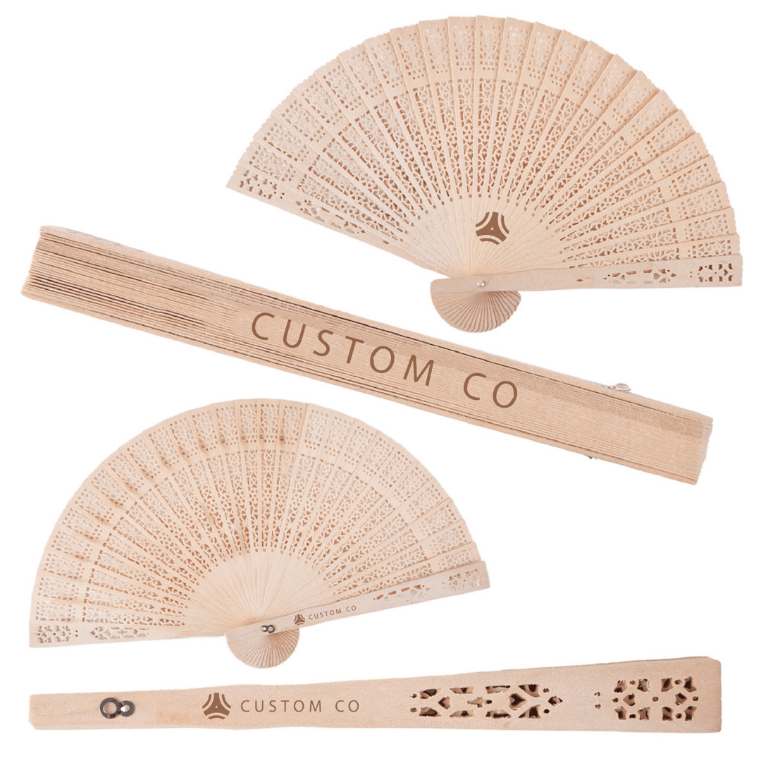 Heritage Wood Hand Fan - Main product view 1