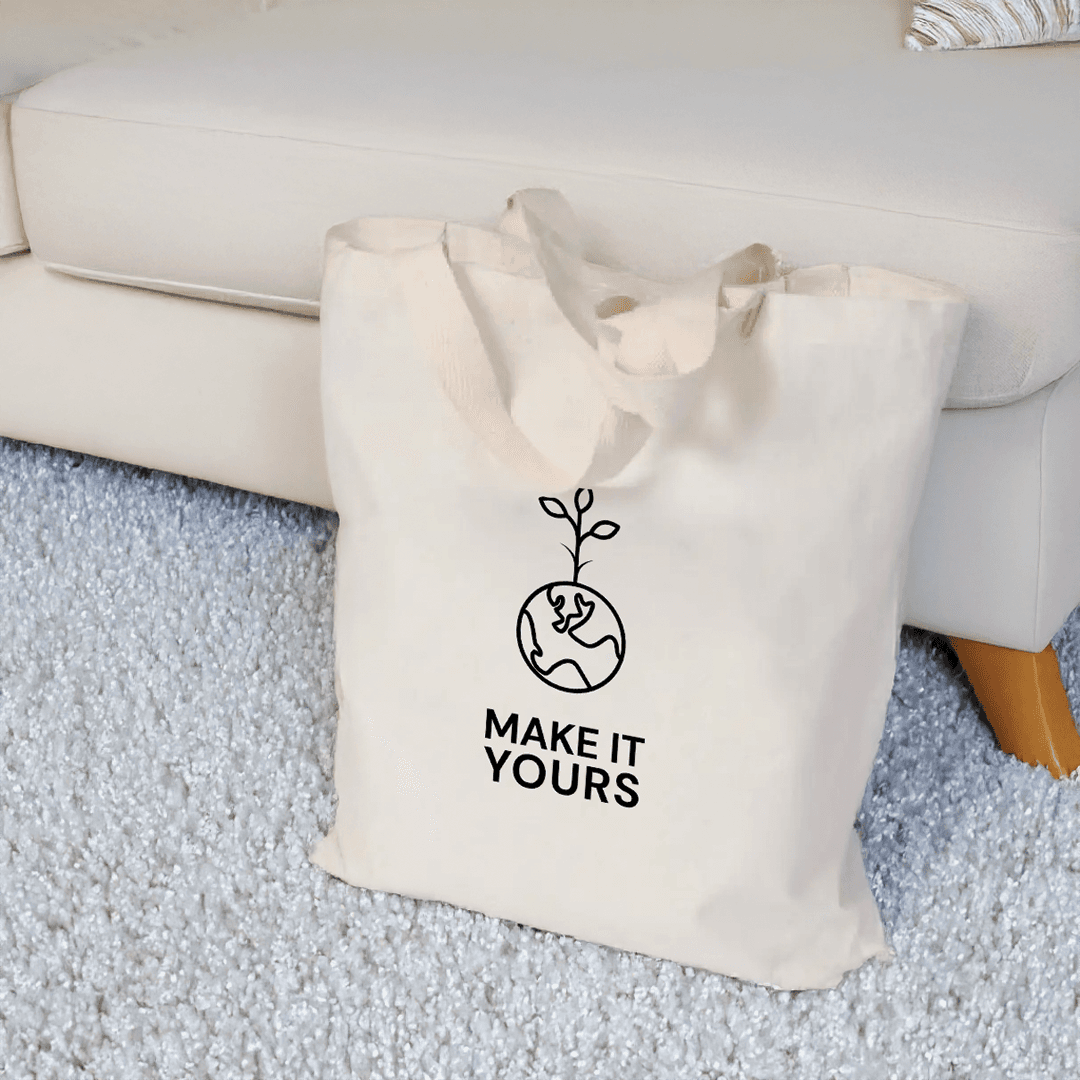 Natural MapleLeaf 100% Cotton 11 Oz. Super Tote Made In Canada - Main product view 1