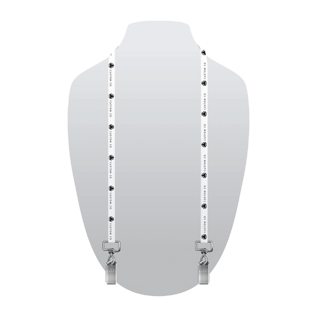 Recycled Lanyard Sublimated With Bulldog Clip 3/8 Inch - Main product view 1
