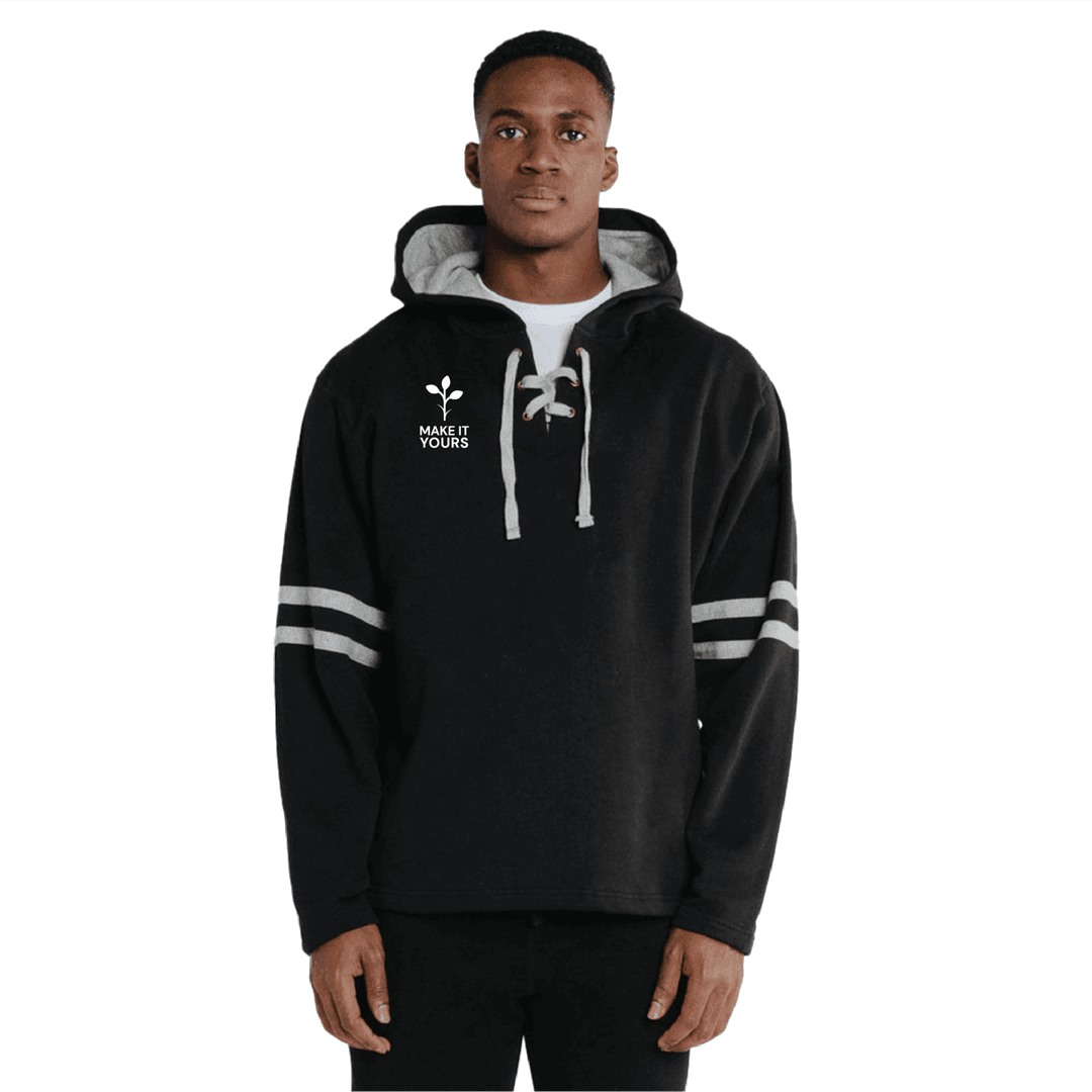Hockey Lace Up Hoody-Unisex - Main product view 1