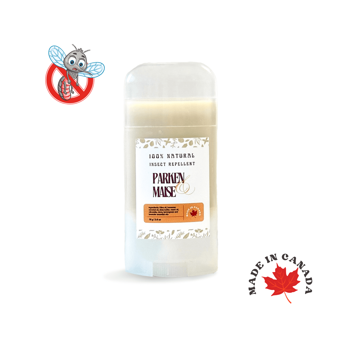 Made in Canada Natural Bug Repellent Body Balm - Main product view 1