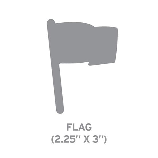 Large Seed Paper Shapes - Flag - Main product view 1