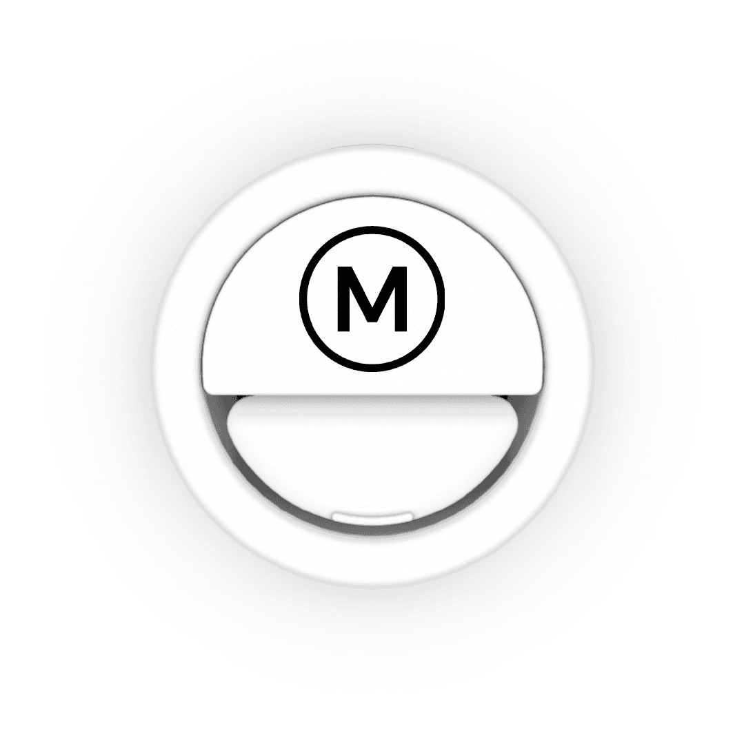 Zoomer Clip-on Ring Light & Camera Cover - Main product view 1