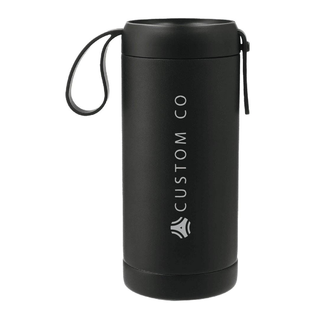 Stainless Steel Tall Meal Container with Spoon 20 Oz - Main product view 1