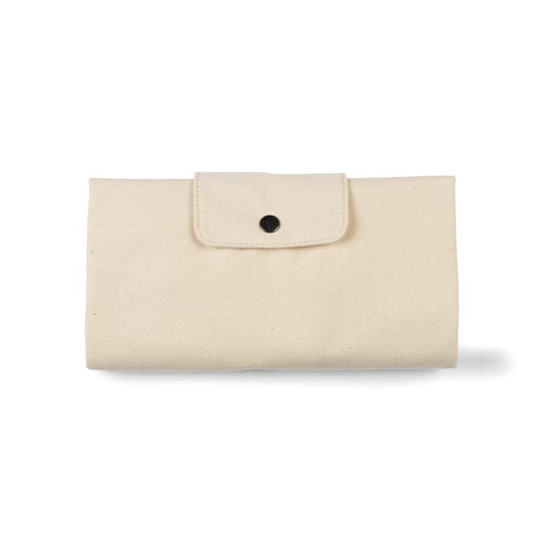 Deluxe 8 Oz. Cotton Packable Tote Bag - Main product view 1