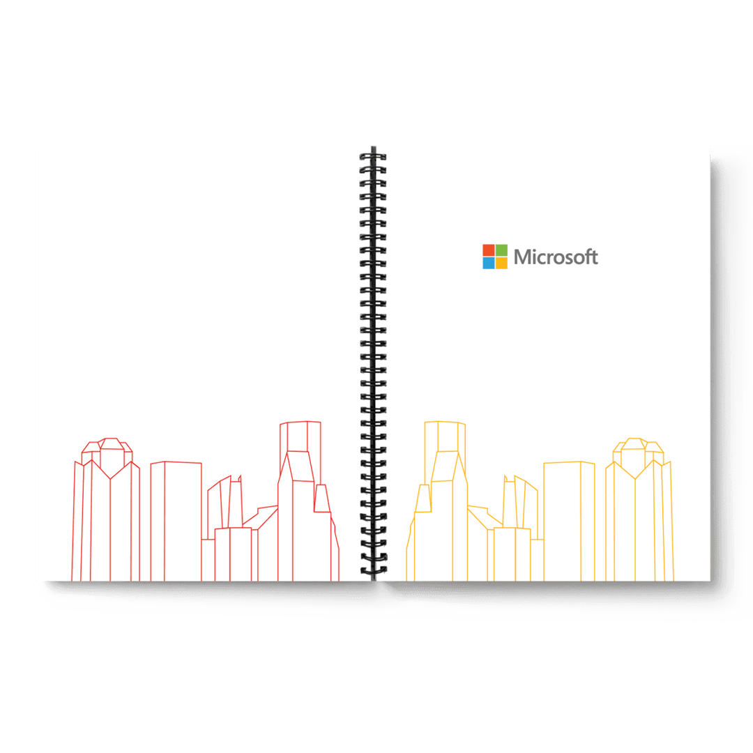 School4Kids Wired Medium Notebook 7 x 9 Inch - Main product view 1