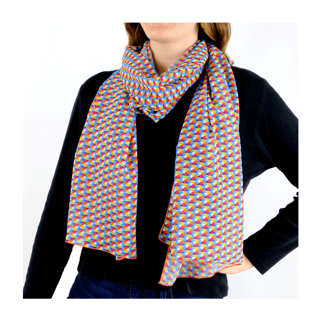 Recycled Rectangle Scarf-Unisex - Main product view 1
