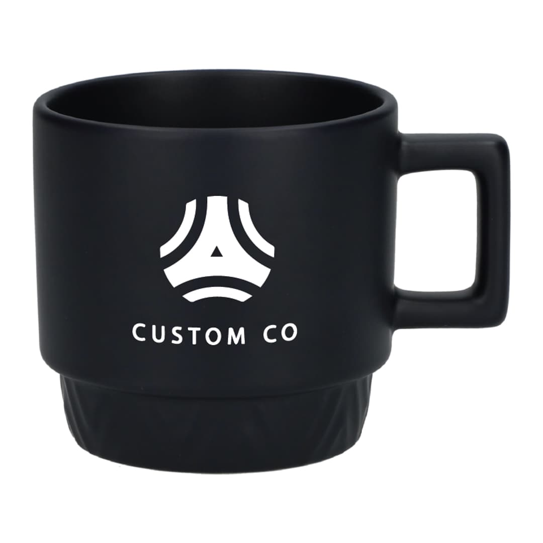 Matte Elegance Herringbone Mug 12 oz - Main product view 1