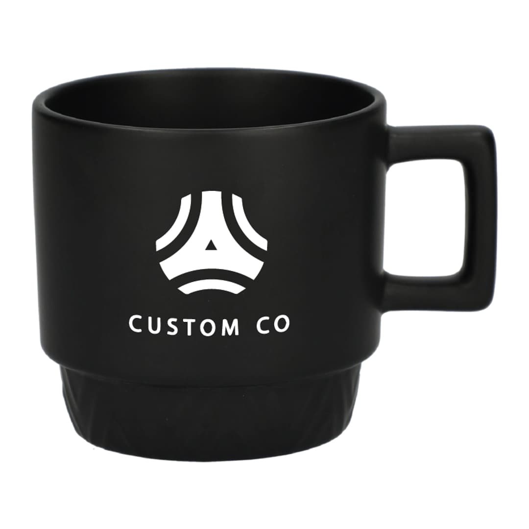 Matte Elegance Herringbone Mug 12 oz product image 7