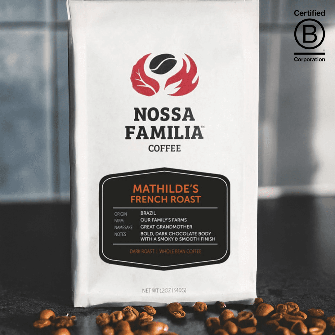 Nossa Familia Coffee Mathilde French Roast 12 Oz. Whole Beans - Main product view 1