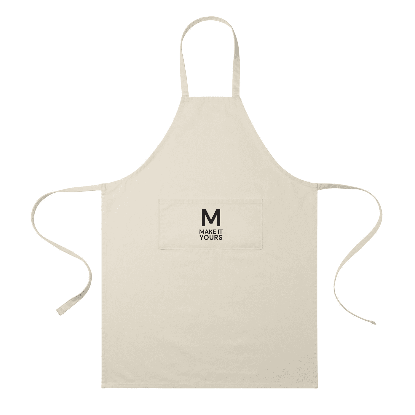 Recycled Cotton Front Apron with Pocket - Main product view 1