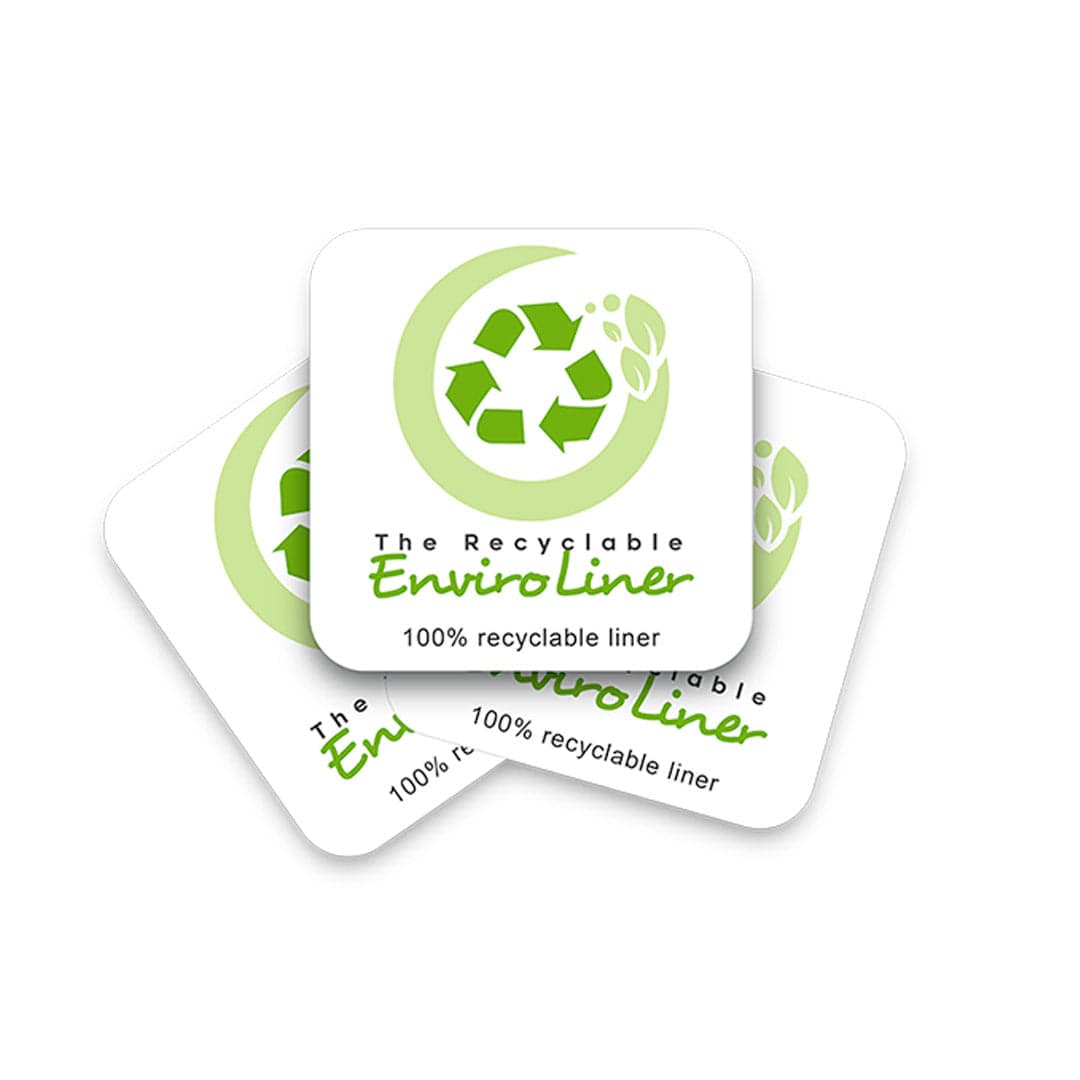 Recycled Backing Rectangle Roll Stickers 2 x 3 Inch - Main product view 1