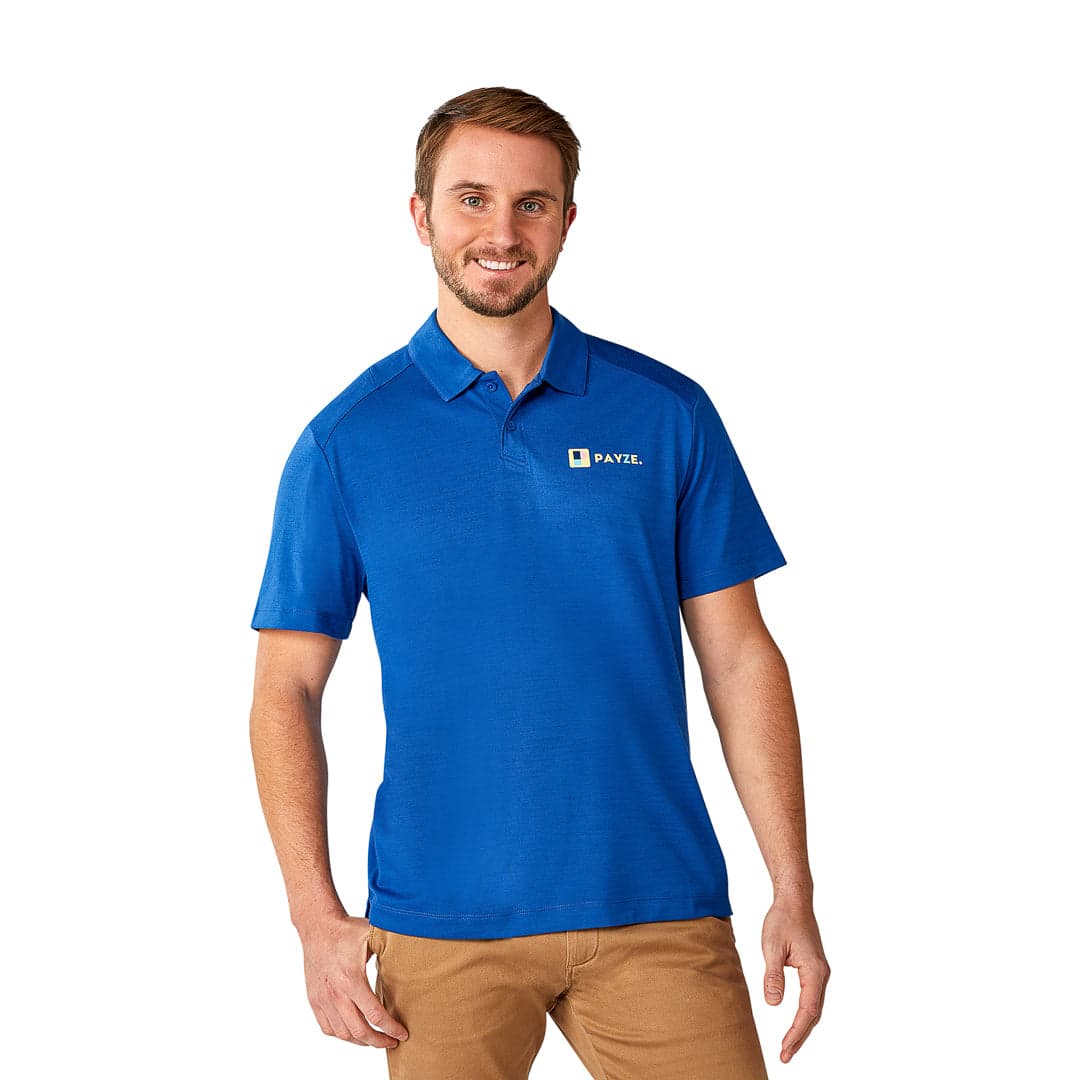 UPF 40+ Recycled Polyester Polo Shirt-Men's - Main product view 1