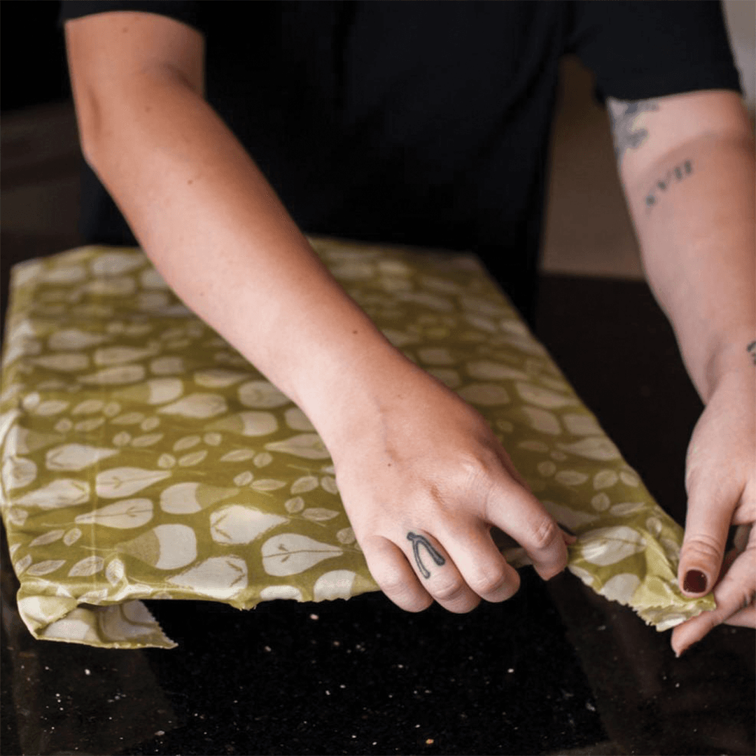 Extra Large Beeswax Bread Wrap with Custom Designed Print product image 9