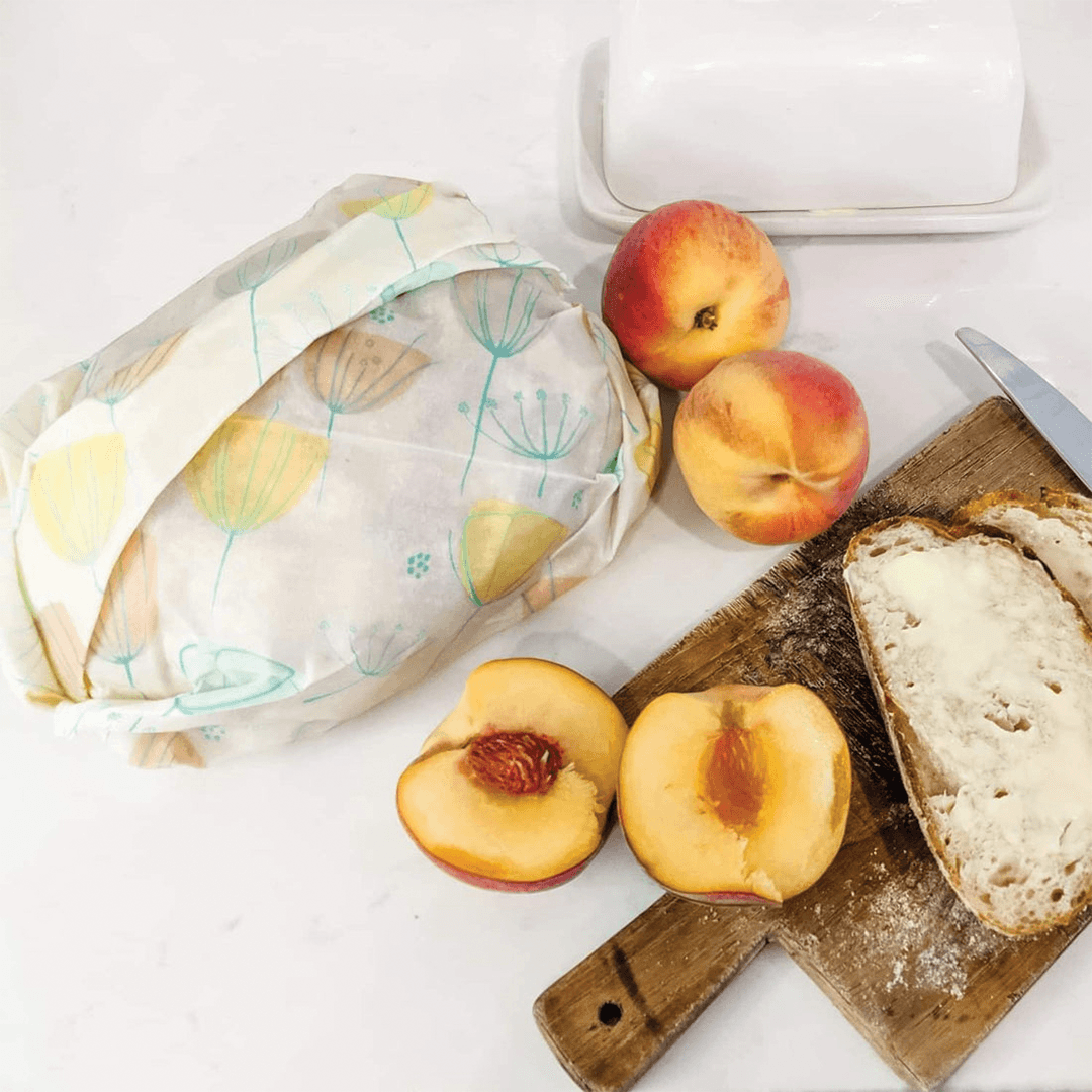Extra Large Beeswax Bread Wrap with Custom Designed Print product image 3