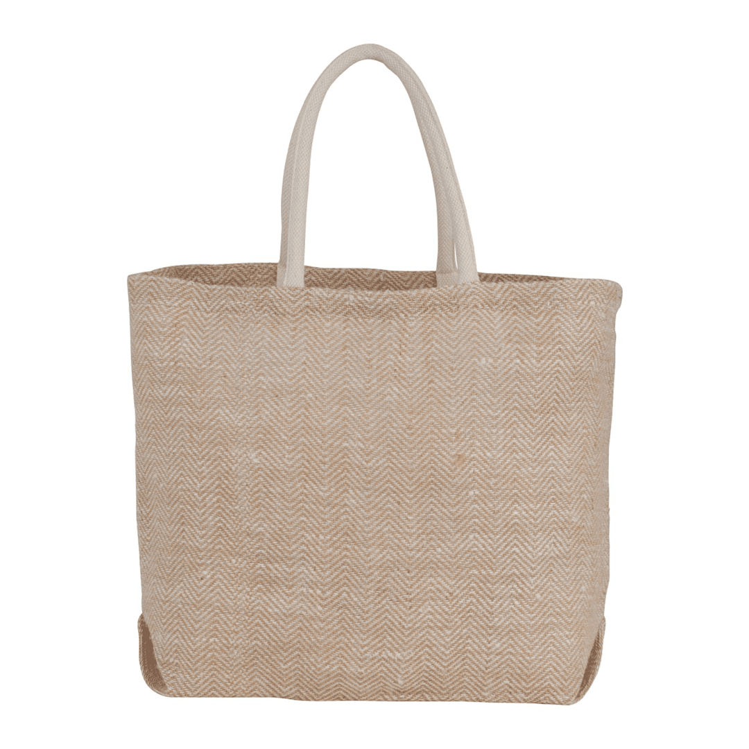 Amalia Herringbone Jute Fashion Tote Bag product image 2
