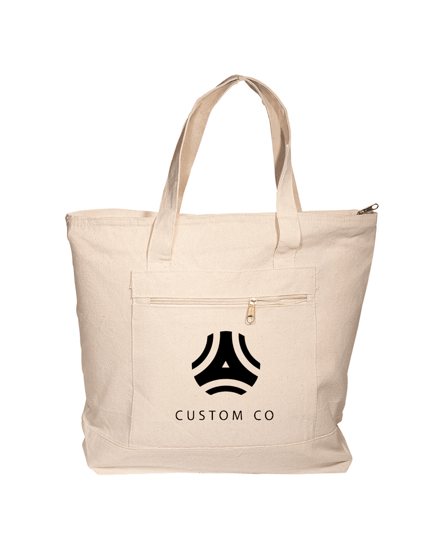 Nautical Canvas Zip Tote Bag - Main product view 1