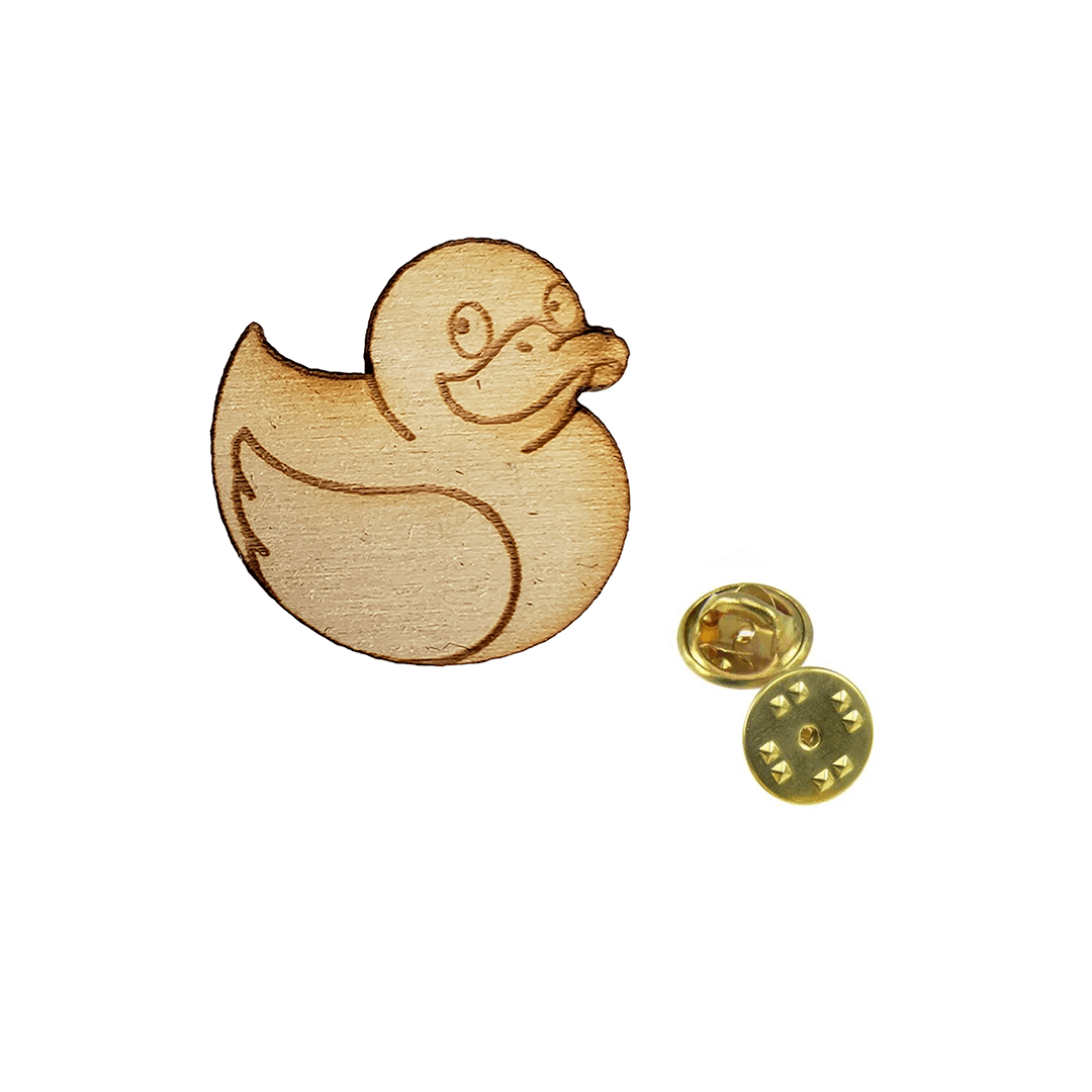 Custom Cut Wooden Lapel Pins 3/4 Inch product image 2