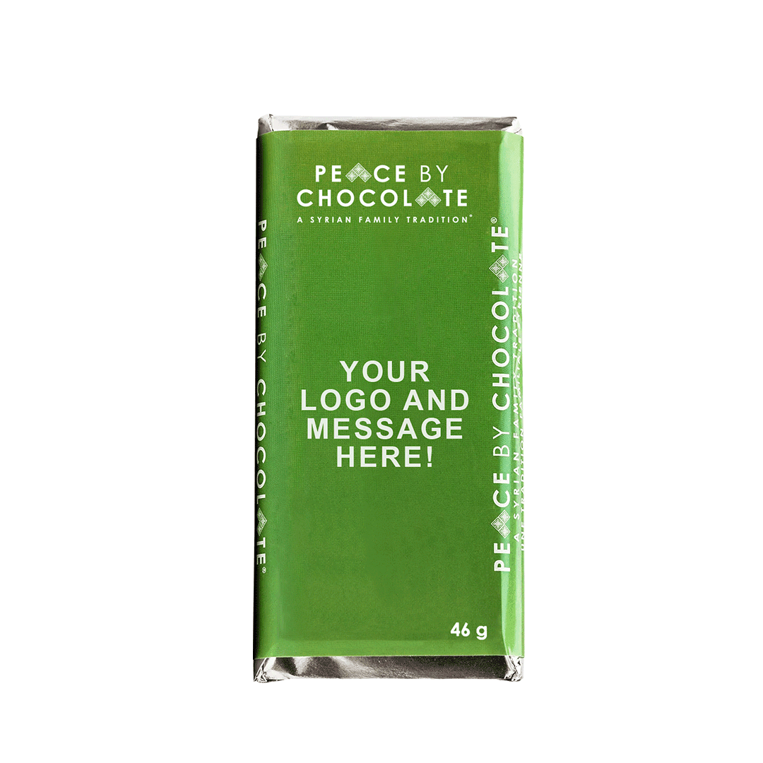 Peace by Chocolate® Custom Label 46g Chocolate Bar - Main product view 1