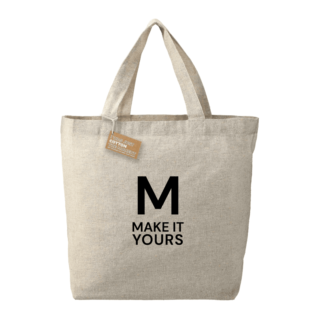 Amelia 5 Oz Recycled Cotton Grocery Tote - Main product view 1