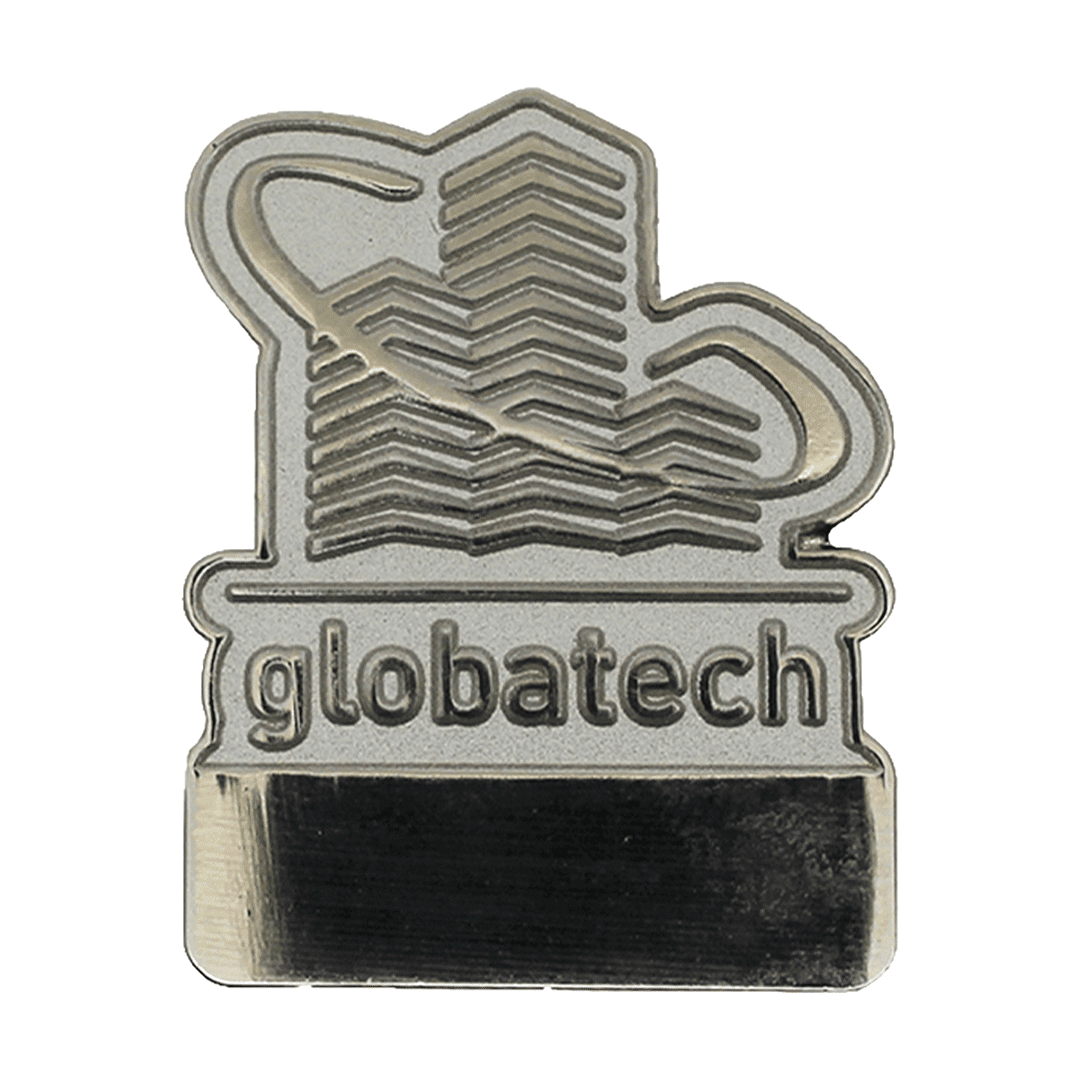 Speach Die Struck Sandblasted Lapel Pins 1 Inch - Main product view 1