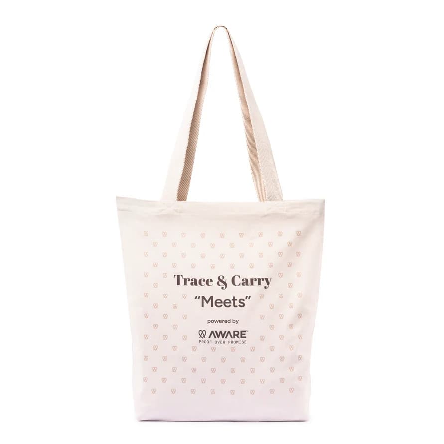 Recycled 10 oz Cotton Shopper Tote - Main product view 1