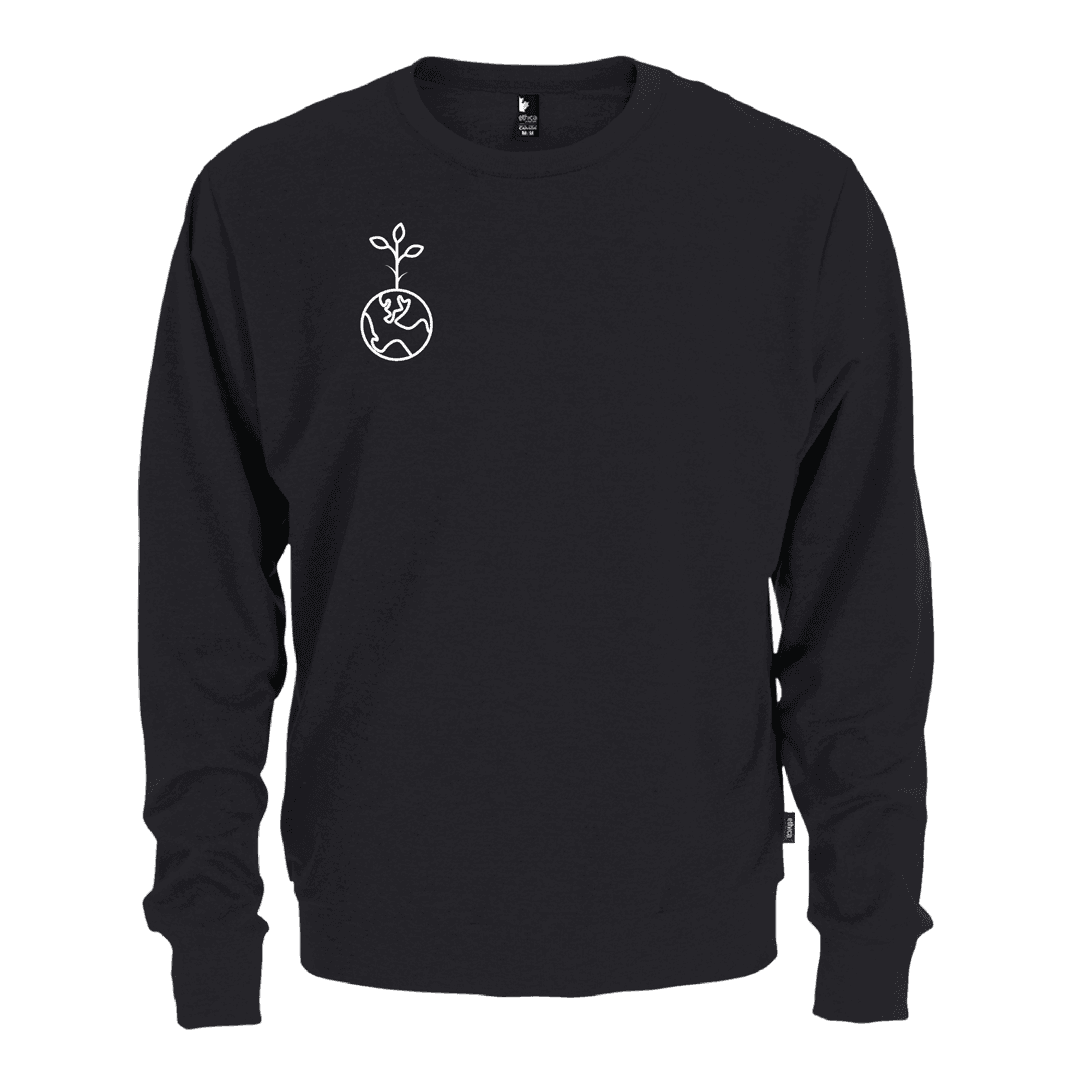 London Organic 8.5 Oz. Cotton Crew Neck Sweatshirt-Unisex - Main product view 1