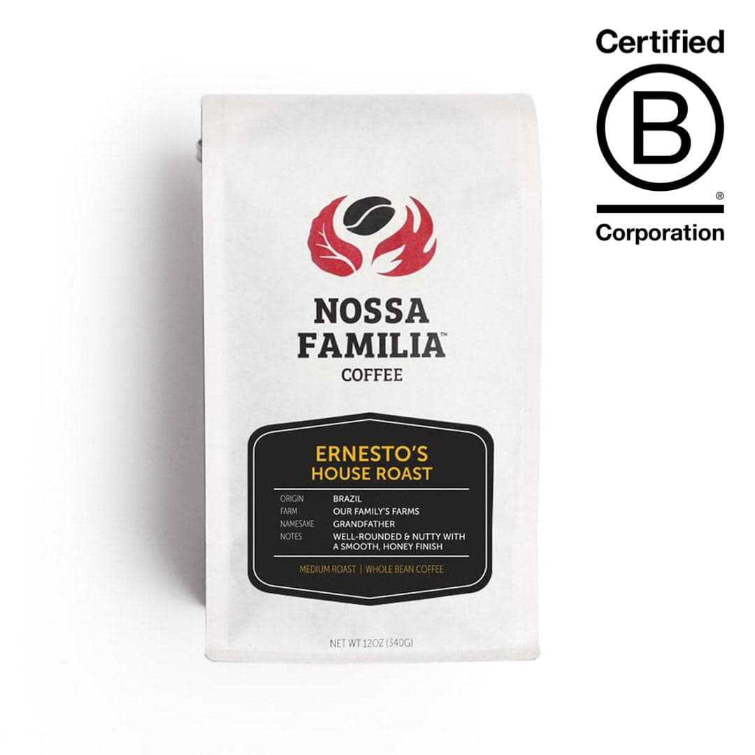 Nossa Familia Coffee Ernesto House Roast 12 Oz. Whole Beans - Main product view 1