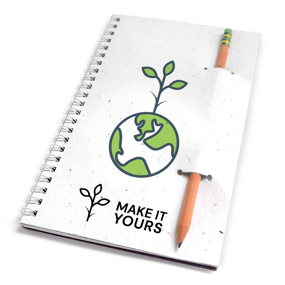 Standard Plantable Journal with Recycled Pencil - Main product view 1