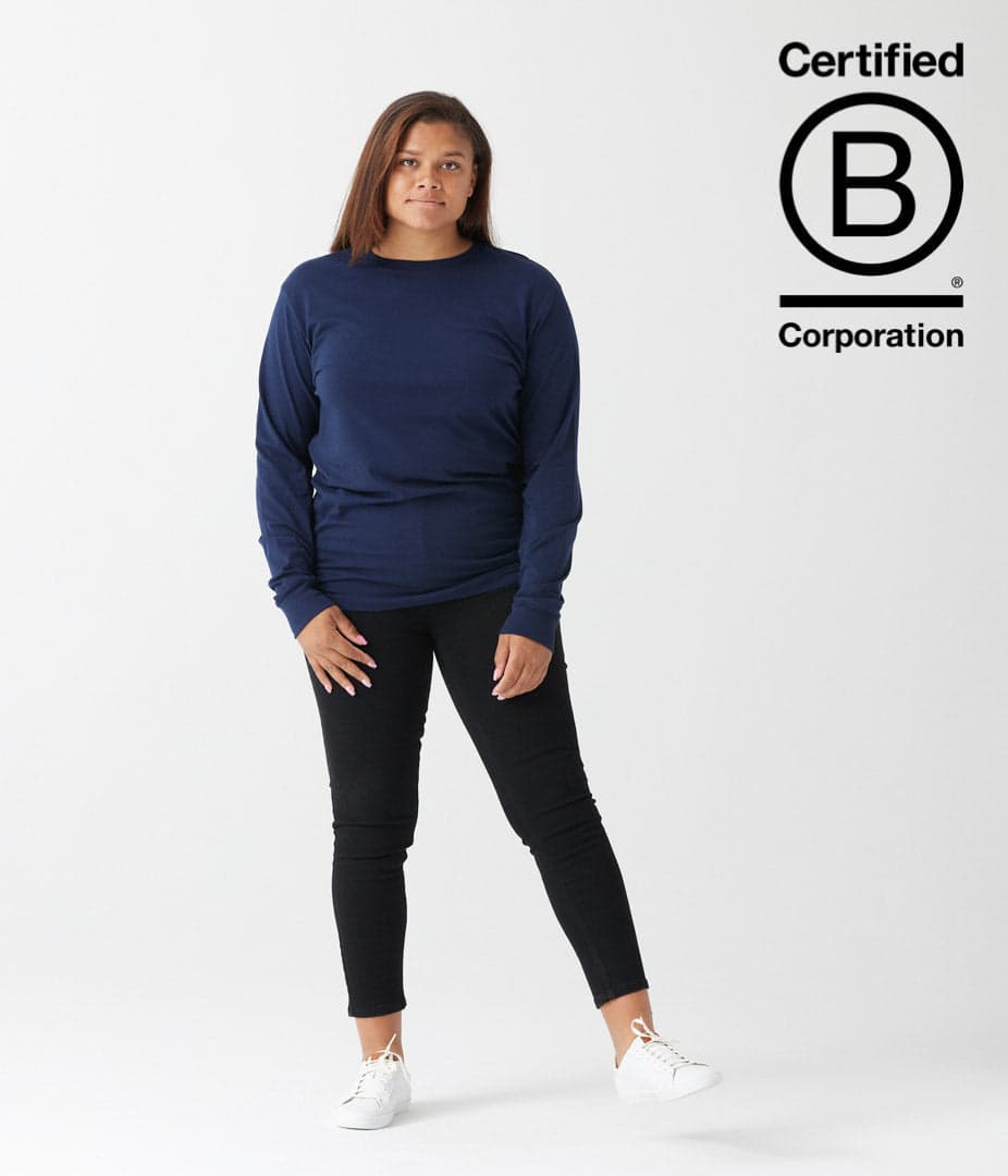 Fair Trade Organic Cotton Long Sleeve-Unisex - Main product view 1