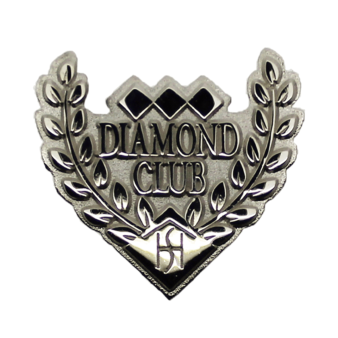 Speach Die Struck Sandblasted Lapel Pins 1.5 Inch - Main product view 1