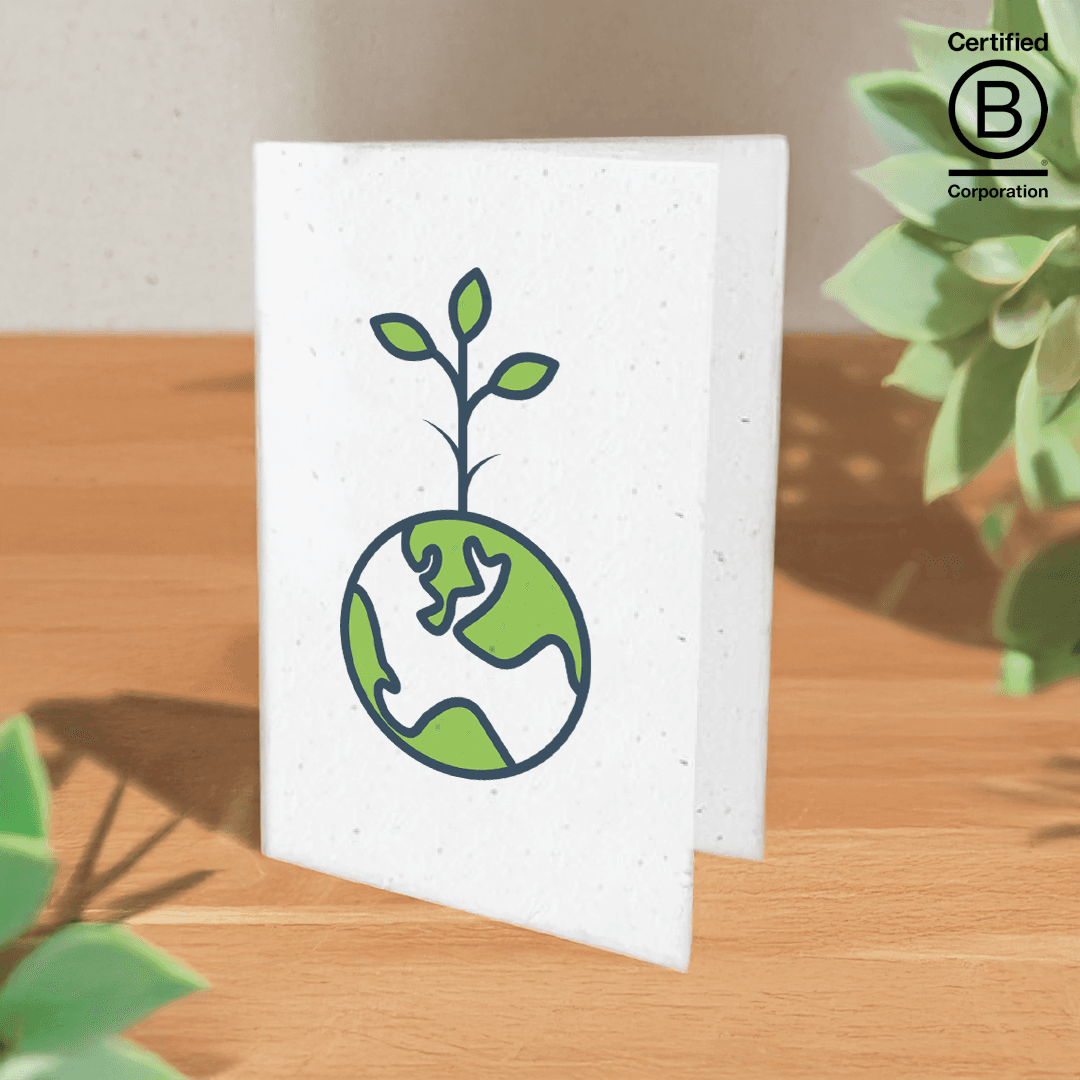 Small Seed Paper Greeting Card 2-Sided - Main product view 1