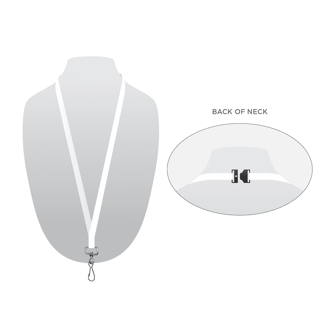 Recycled Lanyard Sew on Breakaway With Standard Attachment 3/8 Inch - Main product view 1