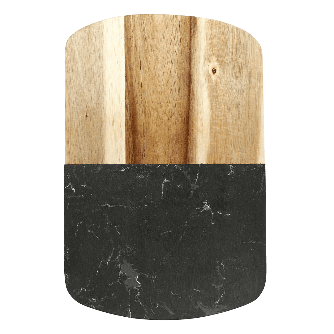Gouda Black Marble Cheese Board with Knives Set product image 3