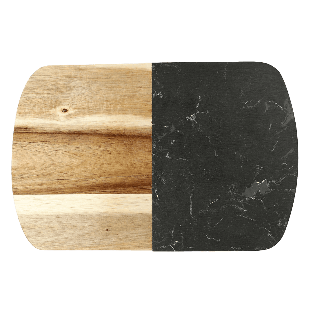 Gouda Black Marble Cheese Board with Knives Set product image 4