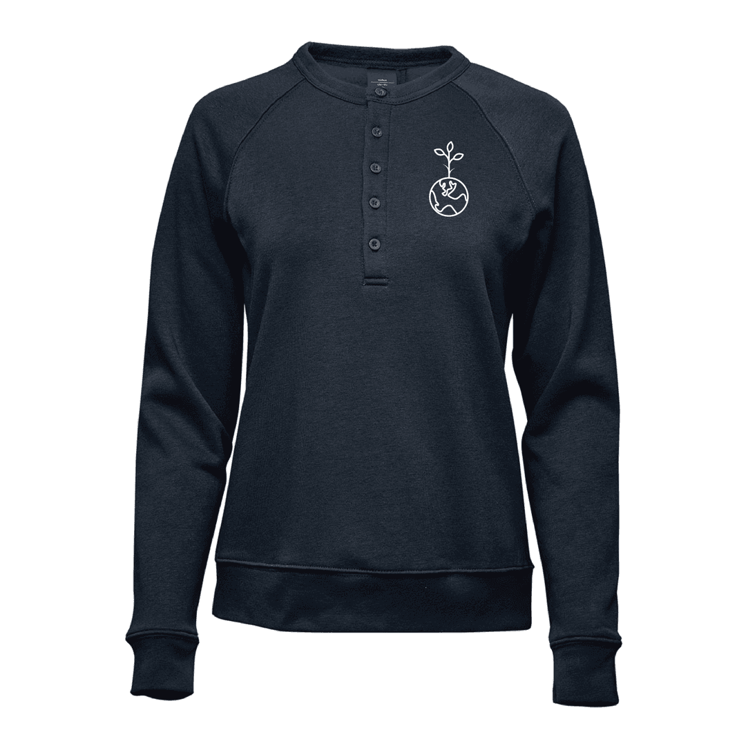 Alpine Henley Long Sleeve Button-Placket Shirt-Women's - Main product view 1