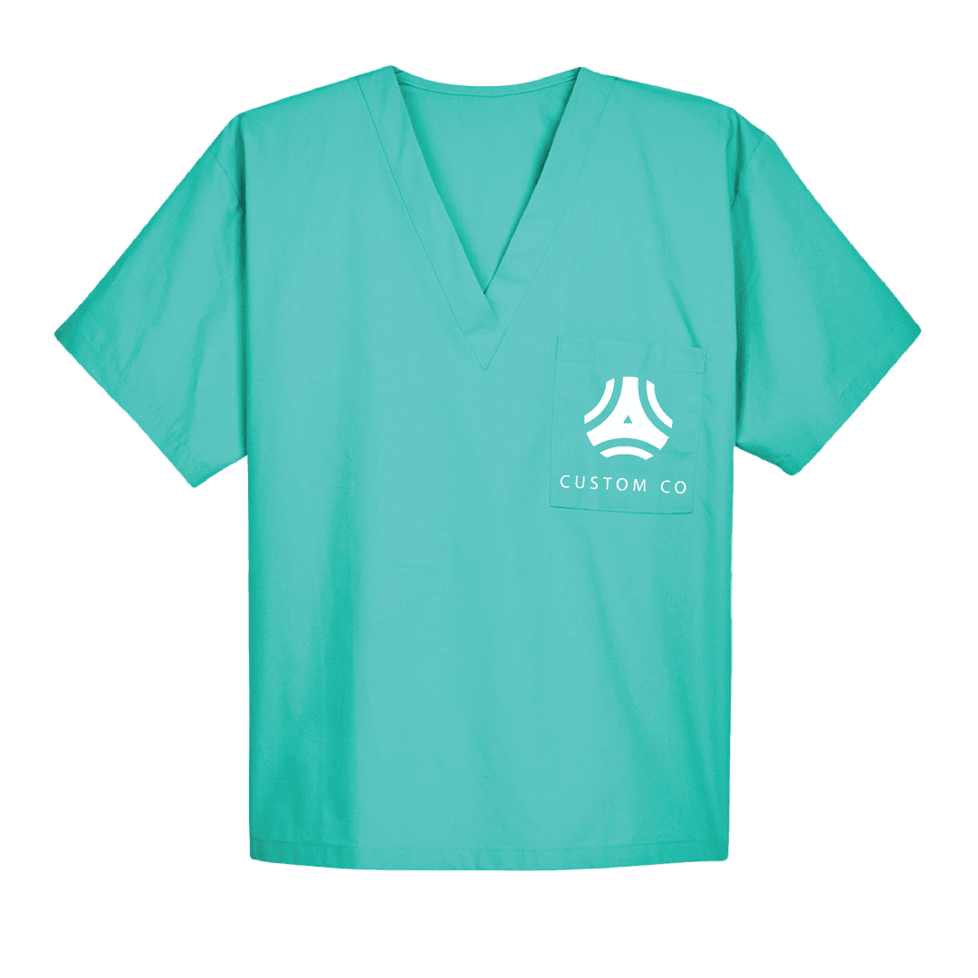 Dorian Adult Cotton Poly 4.9 oz. Scrub Top-Unisex - Main product view 1