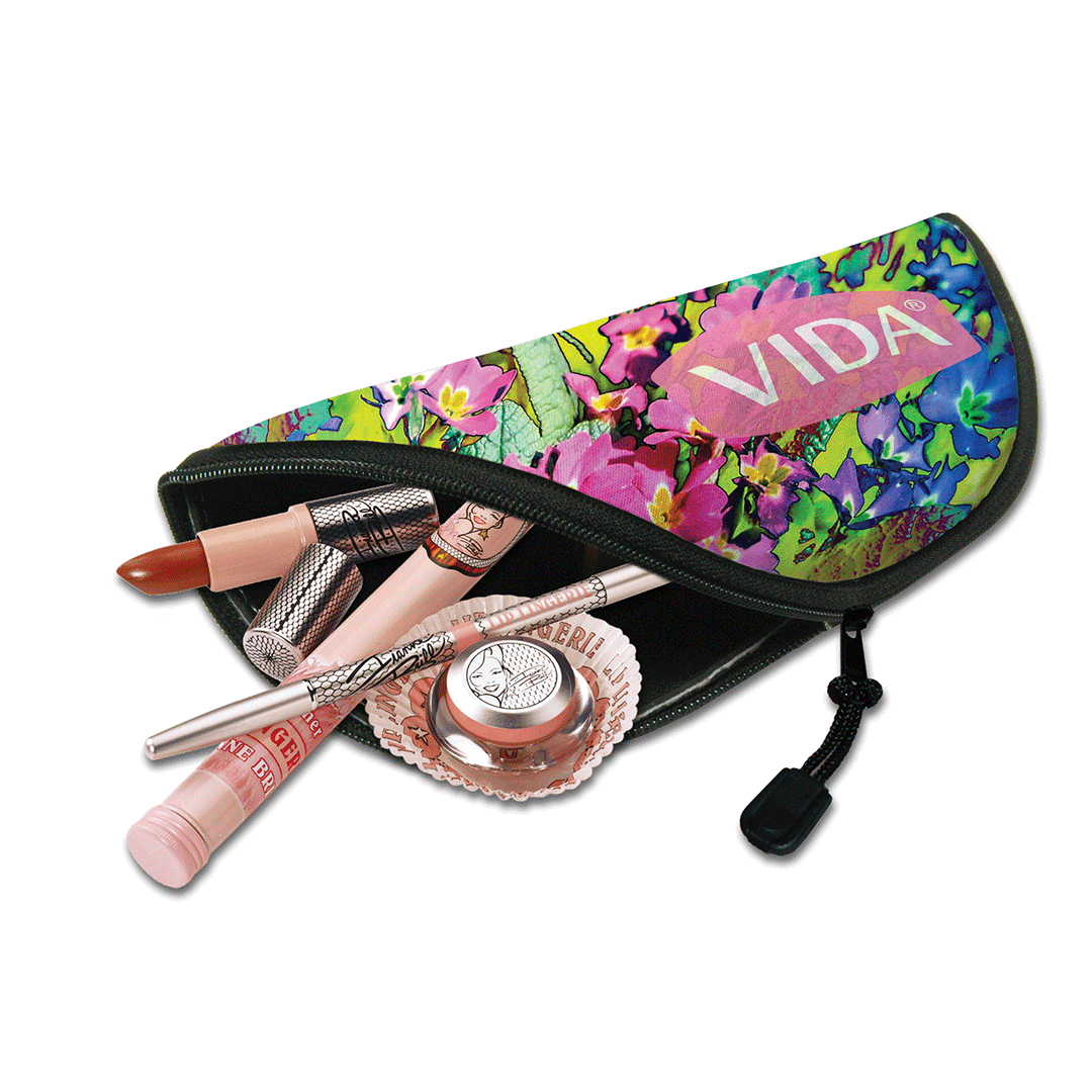 Multi-task Zip Round Travel Pouch Mouse Pad - Main product view 1