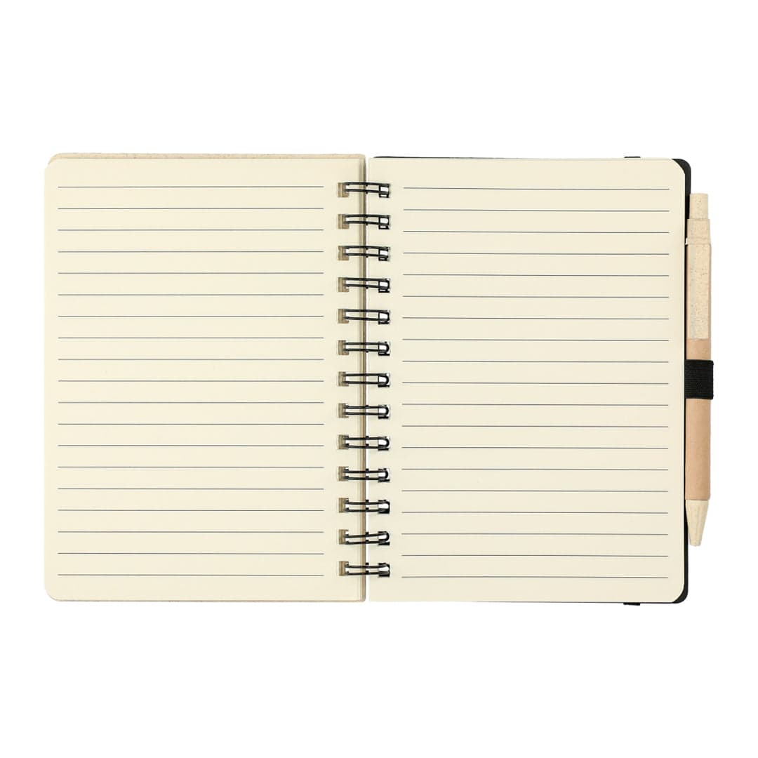 Eco Wheat Straw Blend Notebook With Pen Set 5 x 7 Inch product image 2